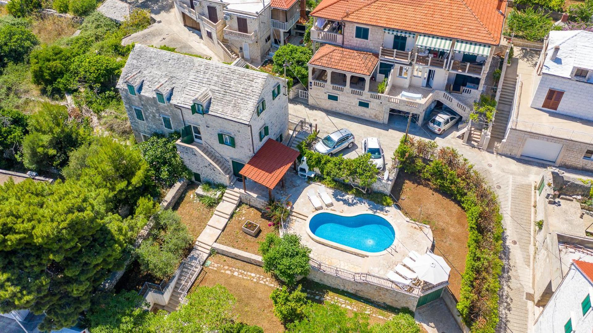 Villa Bonaca Perfect Location For A Holiday With Friends Or Family, Heated Pool Сумартин Экстерьер фото