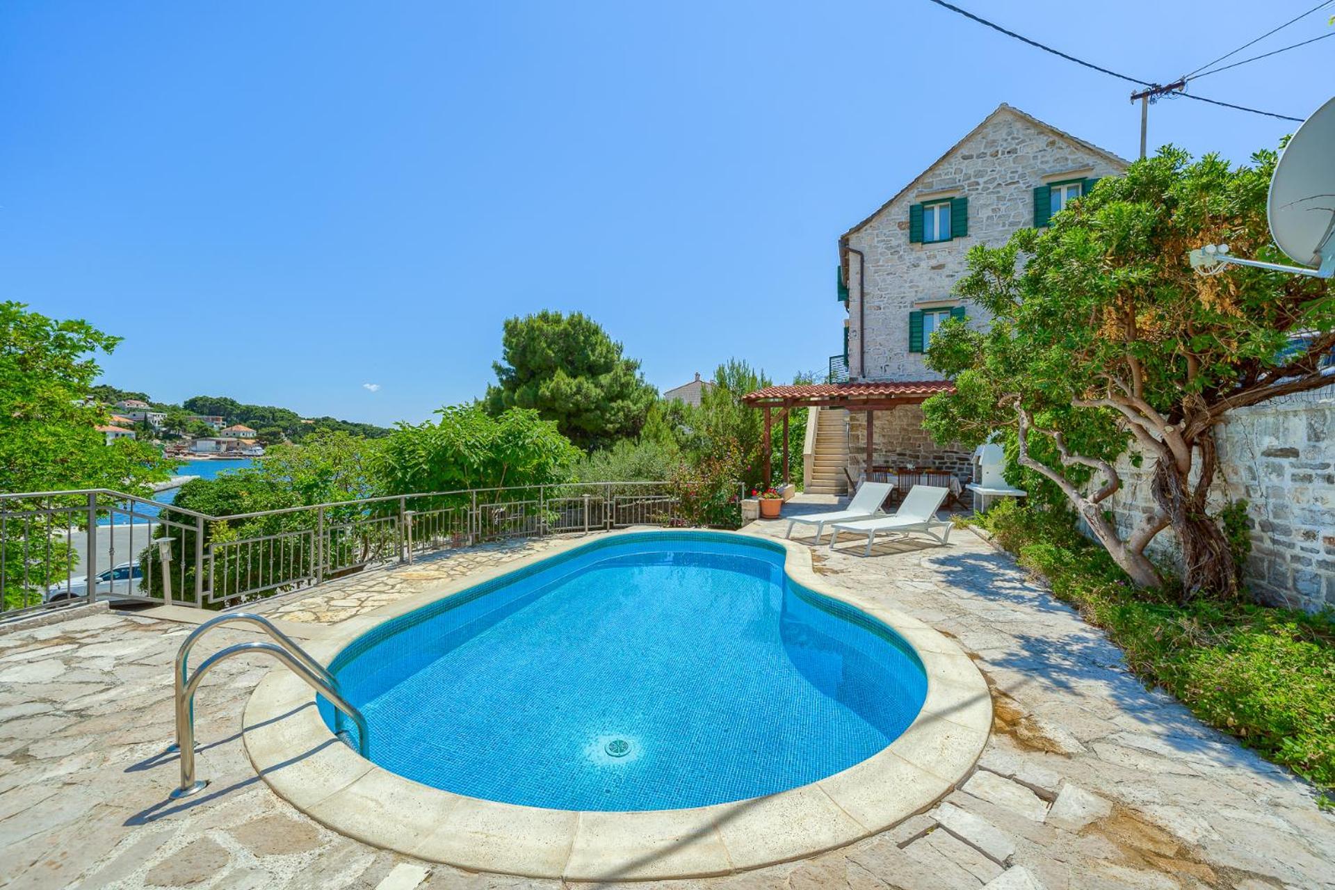 Villa Bonaca Perfect Location For A Holiday With Friends Or Family, Heated Pool Сумартин Экстерьер фото