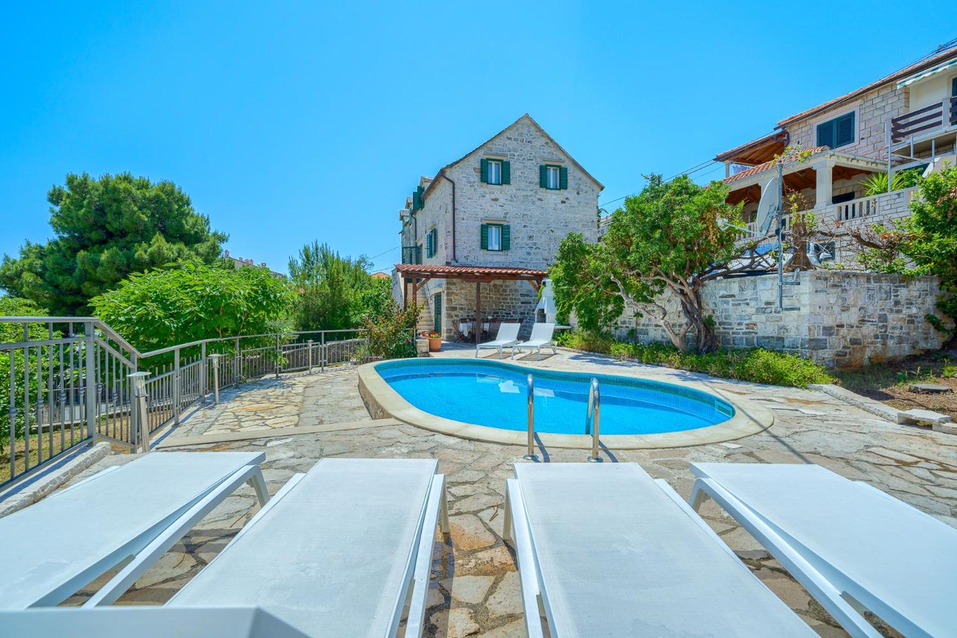 Villa Bonaca Perfect Location For A Holiday With Friends Or Family, Heated Pool Сумартин Экстерьер фото