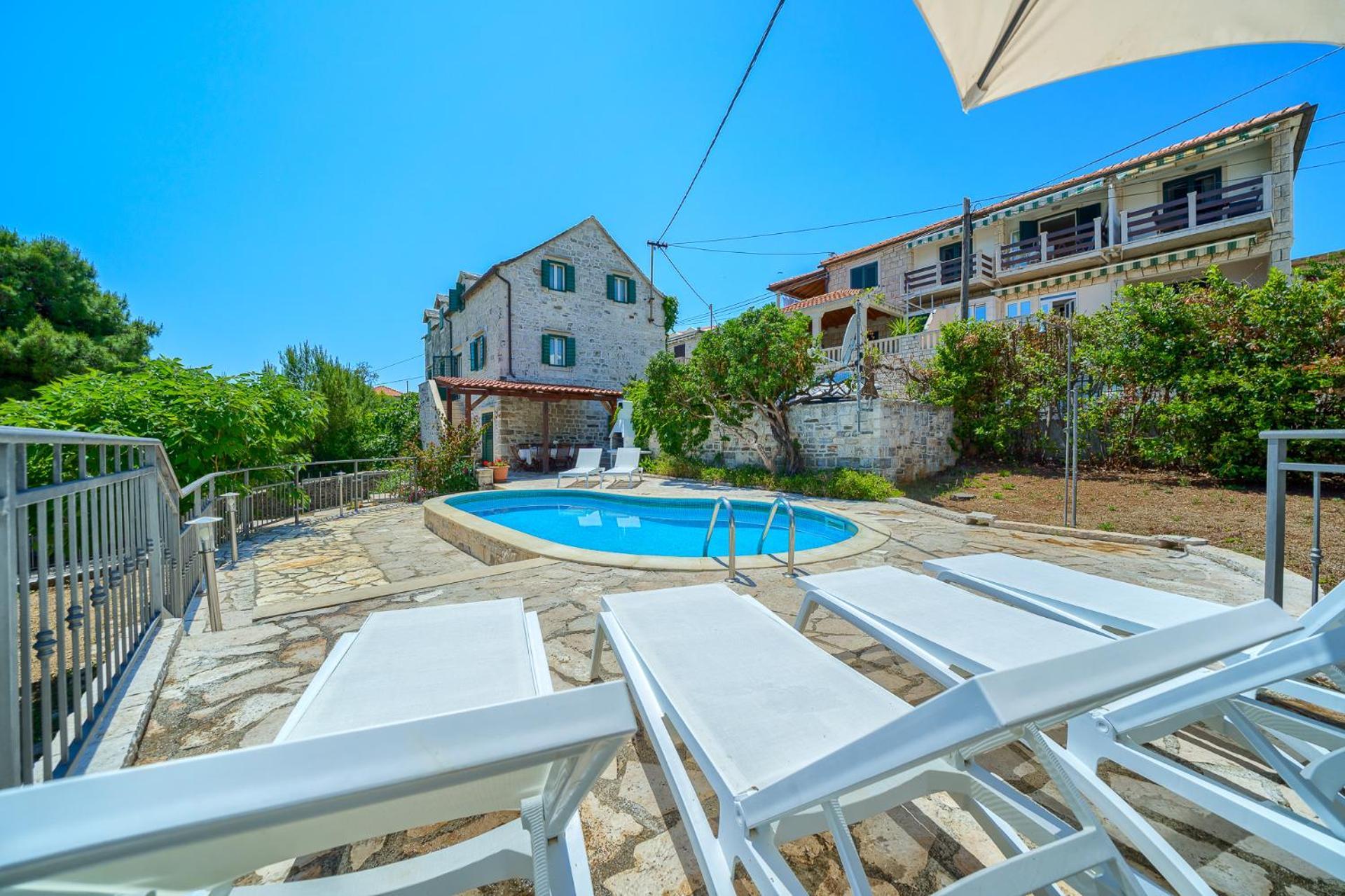 Villa Bonaca Perfect Location For A Holiday With Friends Or Family, Heated Pool Сумартин Экстерьер фото