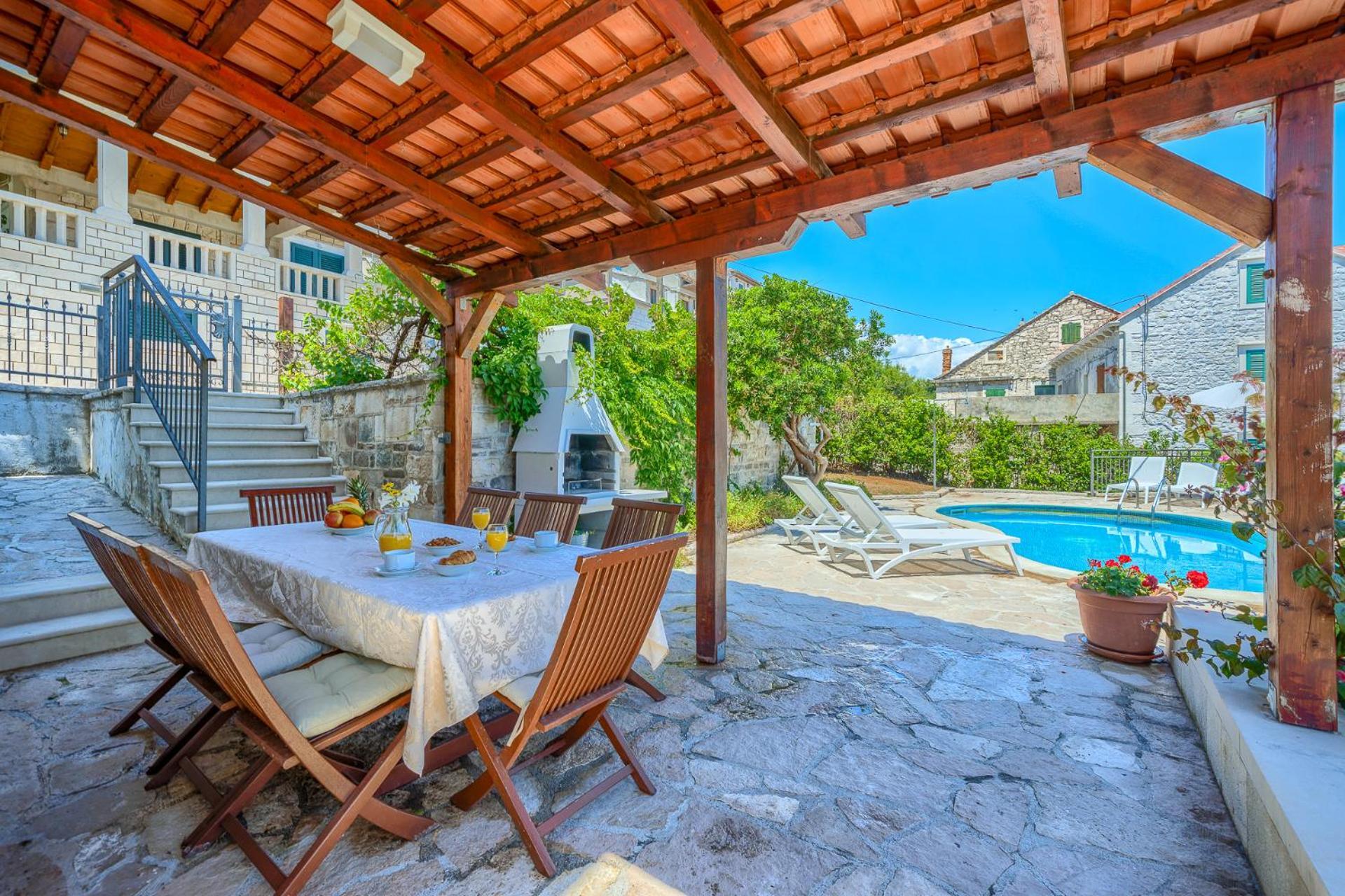 Villa Bonaca Perfect Location For A Holiday With Friends Or Family, Heated Pool Сумартин Экстерьер фото