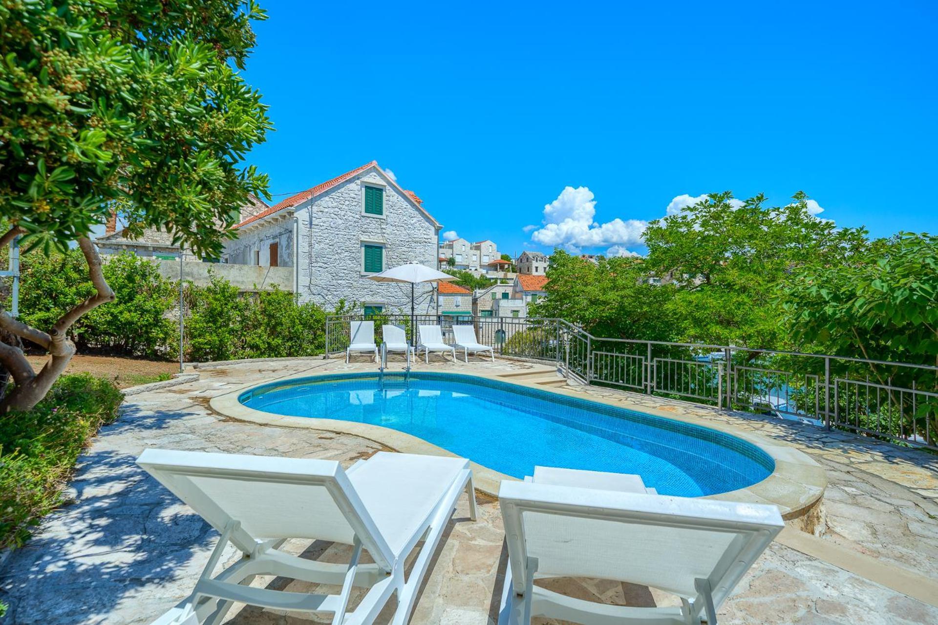 Villa Bonaca Perfect Location For A Holiday With Friends Or Family, Heated Pool Сумартин Экстерьер фото